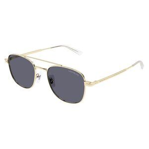New MONT BLANC Gold Square MB0363S 004 Sunglasses Women